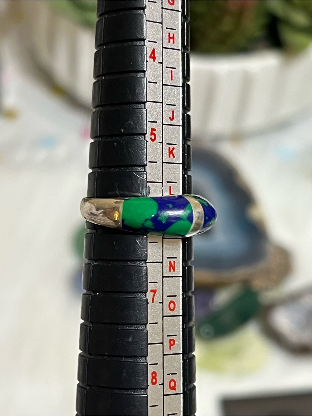 Sterling Azurite Ring - Picture 11 of 14